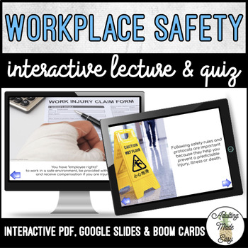 Preview of Unit 11 Workplace Safety - Digital Interactive Lecture