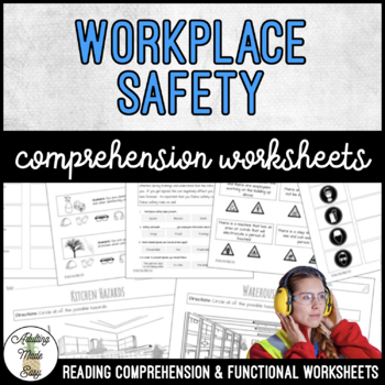 Preview of Unit 11 Workplace Safety - Reading Comprehension & Functional Worksheets