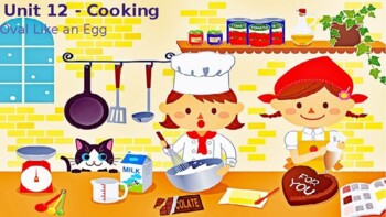 Preview of Unit 12 COOKING-Visual Supplement/Lesson Cycle, The Color and Shapes of Language