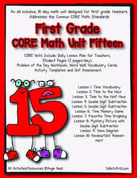 Preview of First Grade CORE Math Unit 15