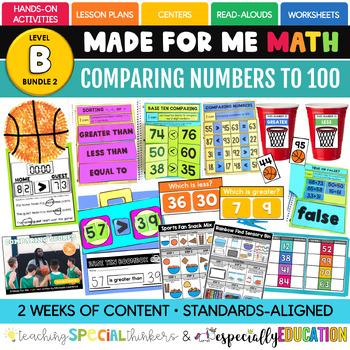 Preview of Unit 15: Comparing Numbers to 100 (Made For Me Math 2)