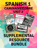 Unit 2 Bundle|Corre|Ve|Camina|Colores|Test|Pronoun Quiz|Re