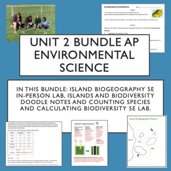 Preview of AP Environmental Science Unit 2 Bundle