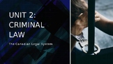 Unit 3: Criminal Law (CLU3M: Understanding Canadian Law)