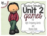 Unit 2 Games for Reading Wonders Grade 1