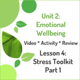 Unit 2 Lesson 4: Stress Toolkit Part 1 Video/Activity/Review