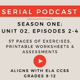 Unit 2: Serial Podcast Lesson Plans & Printable Worksheets