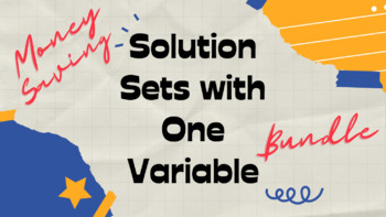 Preview of Unit 2: Solving Equations | Solution Sets with One Variable | Google Easy Edit