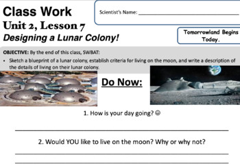 Preview of Unit 2 Space Bundle | Middle School Science Curriculum | Notes, LPs, HW, Labs