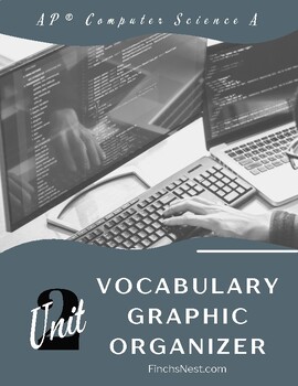 Preview of Unit 2 - Vocabulary Organizer