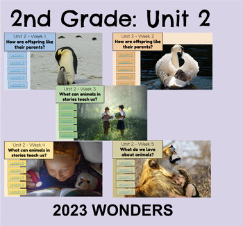 Preview of Unit 2: Wonders 2023; Grade 2
