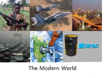 Preview of Unit 24:The Modern World (World History/Global 10) Bundle