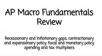 Preview of Unit 3 AP Macroeconomics Teaching and Review Bundle