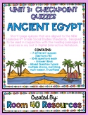 Unit 3 Ancient Egypt Checkpoint Quizzes