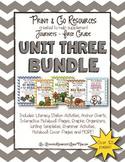 Unit 3 Bundle Journeys First Grade Print and Go