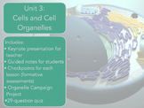 Unit 3: Cells and Cell Organelles