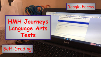 Preview of Unit 3 *DIGITAL* Language Arts Tests ~ 2nd Grade ~ Journeys ~ Distance Learning