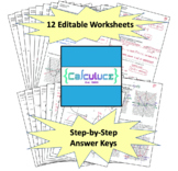 Unit 3 Editable Worksheets & Keys--AB/BC (Applications of 