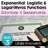 Exponential & Logarithmic Activities and Assessments (PreC