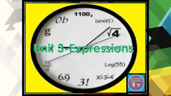 Preview of Unit 3 - Expressions