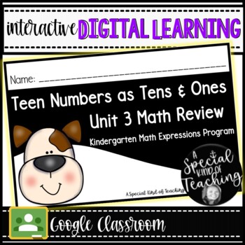 Preview of Unit 3 Expressions Math Kindergarten {Teen Numbers as Tens & Ones}