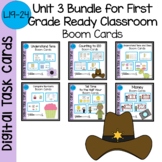 Unit 3 First Grade Ready Classroom BOOM Card Bundle – Digi