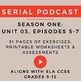 Unit 3: Serial Podcast Lesson Plans & Printable Worksheets, S.1