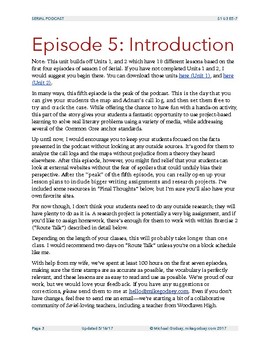 serial podcast worksheet answers
