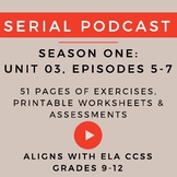 Unit 3: Serial Podcast Lesson Plans & Printable Worksheets