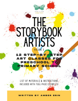 Preview of Unit 3 Storybook Art Lessons Curriculum | 12 Art Lessons | Full Instructions