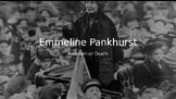 Unit 3 VCE English - Creating Texts - Protest - Pankhurst 