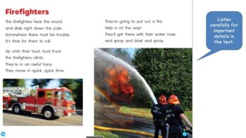 Firefighter Spraying Hose  Great PowerPoint ClipArt for Presentations 