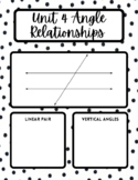 Unit 4 Angle Relationships