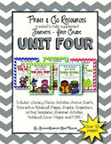 Unit 4 Bundle Journeys First Grade Print and Go