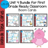 Unit 4 First Grade Ready Classroom BOOM Card Bundle – Digi