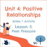 Unit 4 Lesson 5: Peer Pressure - Google Slides/Activity