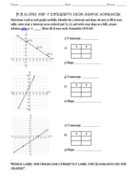 unit 4 linear equations homework 3 graphing linear equations