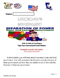 Unit 4: Louisiana's Government booklet