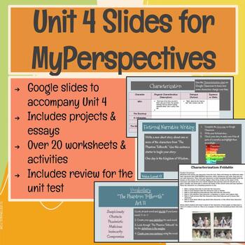 Preview of 6th Grade Unit 4 Slides for MyPerspectives Curriculum