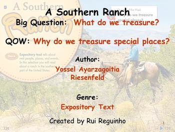 Preview of Unit 4 Week 4 - Lesson - A Southern Ranch- Lesson (Version 2013 & 2011)