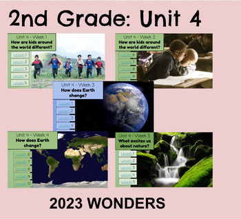 Preview of Unit 4: Wonders 2023; Grade 2