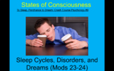 Unit 5 #2 Sleep & Dreams AP Psychology Complete Google Sli