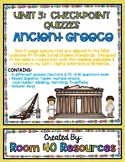 Unit 5 Ancient Greece Checkpoint Quizzes
