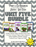 Unit 5 Bundle Journeys First Grade Print and Go