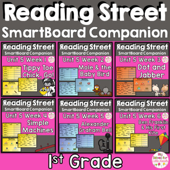 Preview of Unit 5 Bundle SmartBoard Companion 1st Grade