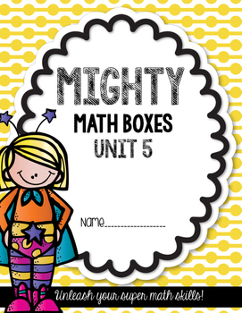 Unit 5 Challenge Math Boxes for Everyday Math 4,1st grade | TpT