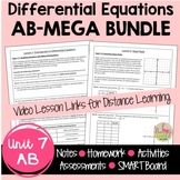 Differential Equations MEGA Bundle with Video Lessons (AB 