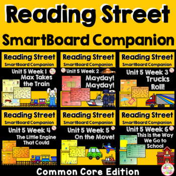 Preview of Unit 5 Bundle Common Core Edition SmartBoard Companion Kindergarten