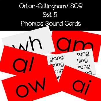 Preview of Unit 5: Sound Card Drill-Orton-Gillingham l SOR l Structured Phonics