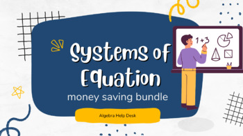 Preview of Unit 5: Systems of Equations | Graphing | Substitution | Elimination | Bundle